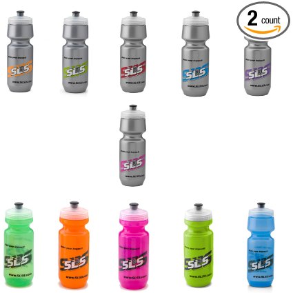 SLS3 Bike Water Bottle | 2-Pack Specialized | Leak Proof | 21oz Little Big Mouth or 24oz Big Mouth | Cycling