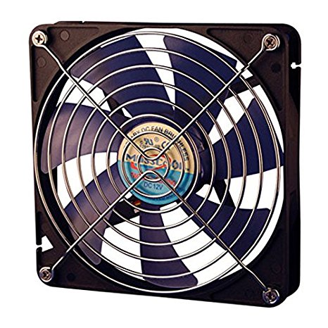 MASSCOOL 140mm Case Fan with Guard and Speed Control Cooling Bracket SLC-FD14025