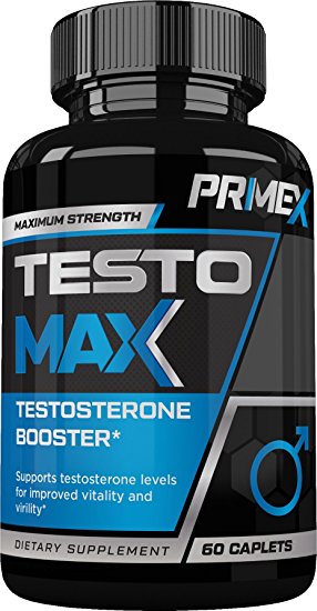 Prime X Testo Max- All Natural Free Testosterone Booster to Increase Sex Drive & Libido, Burn Fat, Build Lean Muscle, & Improve Performance