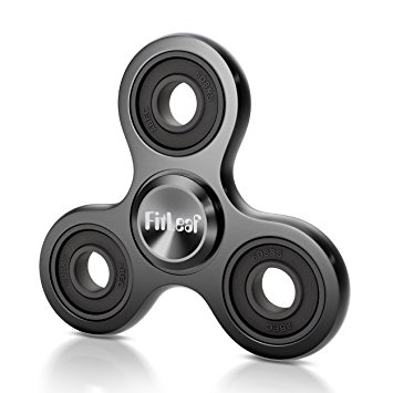 FitLeaf Tri Spinner Fidget Toy - Stress Reliever Gadget for Anxiety, Relaxation, ADHD, ADD and Autism | R188 Hybrid Ceramic Bearing | Handheld Toy for Adults & Kids | Improves Concentration & Focus