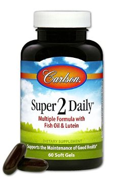 Carlson Labs Super 2 Daily Vitamins and Minerals 60 Softgels