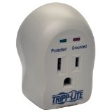 Tripp Lite 1 Outlet Portable Direct Plug-in Surge ProtectorSuppressor 600 Joules SPIKECUBE
