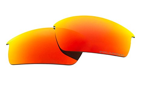 Polarized Replacement Sunglasses Lenses for Oakley Bottle Cap with UV Protection (Fire Red Mirror)