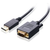 Cable Matters Gold Plated DisplayPort to VGA Cable 6 Feet