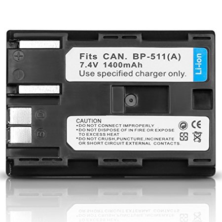 BP-511A BP-511 Rechargeable Li-ion Battery for Canon Digital Cameras