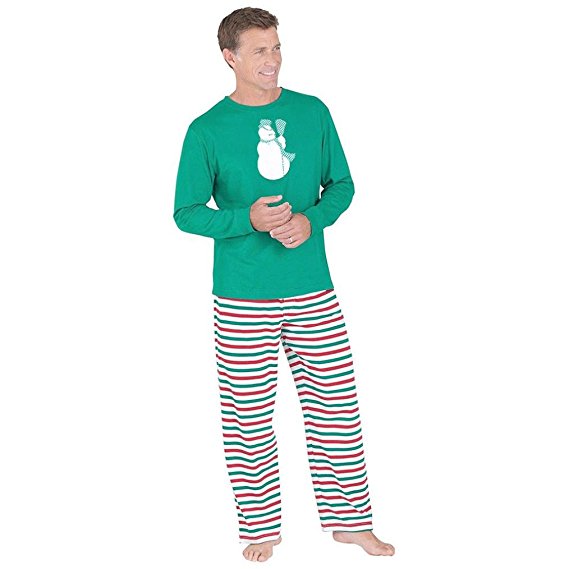 Creazy Adult Women Men Christmas XMAS Pajamas Set Sleepwear Nightwear
