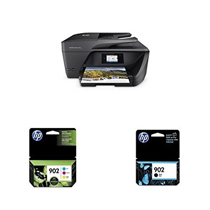 HP OfficeJet Pro 6968 Wireless All-in-One Photo Printer with Standard Ink Bundle