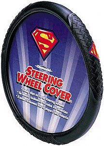 Superman Logo Steering Wheel Cover