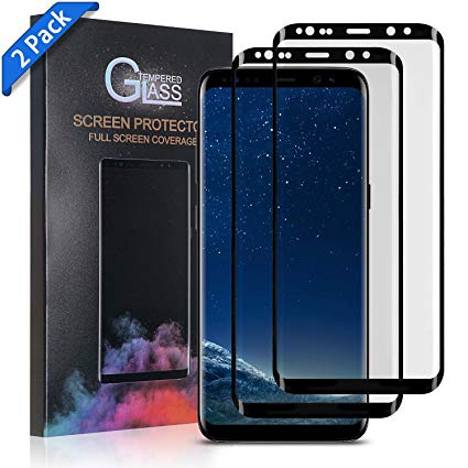Galaxy s8 Plus Screen Protector Tempered Glass,[Anti-Fingerprint][No-Bubble][Scratch-Resistant] Glass Screen Protector for Samsung Galaxy s8 Plus