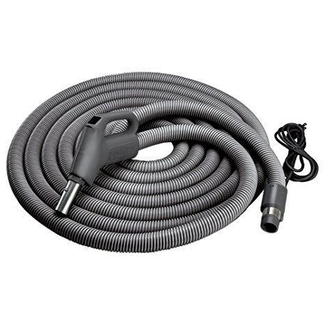 NuTone CH515 Current-Carrying Lightweight Crush-Proof 30-Foot Central Vacuum Hose with Comfort Grip Handle and Fingertip On/Off Control