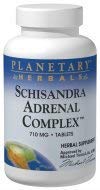 Planetary Herbals Schisandra Adrenal Complex 710mg with Yam Rhizome, Poria Sclerotium & More - 60 Tablets