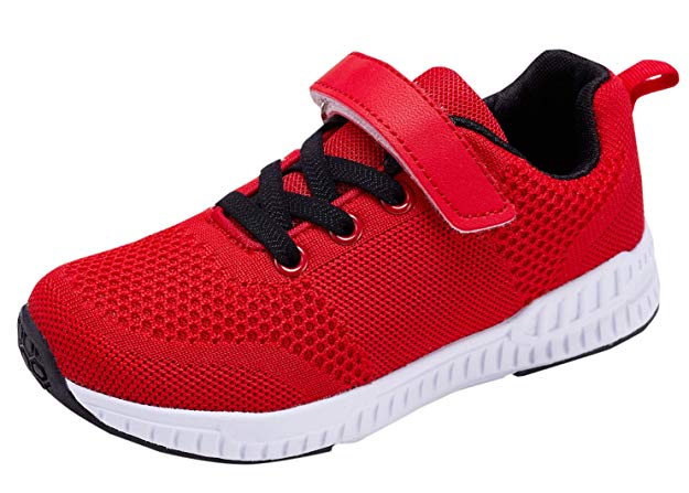 KARIDO Kids Lightweight Breathable Running Shoes Boys Gilrs Fashion Sneakers Casual Sports Walking Shoes