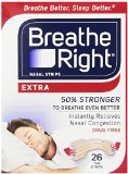 Breathe Right Nasal Strips to Stop Snoring Drug-Free Extra Tan 26 count