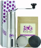 AeroPress Accessory Set - Manual Coffee Grinder and Stainless Steel Filter Combo Kit