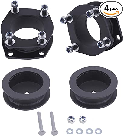 LHE Steel Lift Kit Leveling Kit Front 2'' and Rear 2'' Compatible for 2006-2010 Jeep Commander XK (2WD 4WD) and 2005-2010 Jeep Grand Cherokee WK (2WD 4WD)