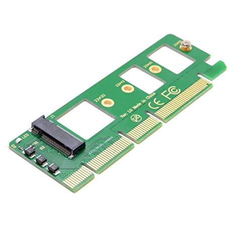CY NGFF M-Key NVME AHCI SSD to PCI-E 3.0 16x x4 Adapter for XP941 SM951 PM951 A110 m6e 960 EVO SSD