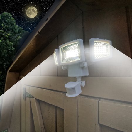 Westinghouse 1500 Lumen Triple Head Solar Security Light - Motion Activated