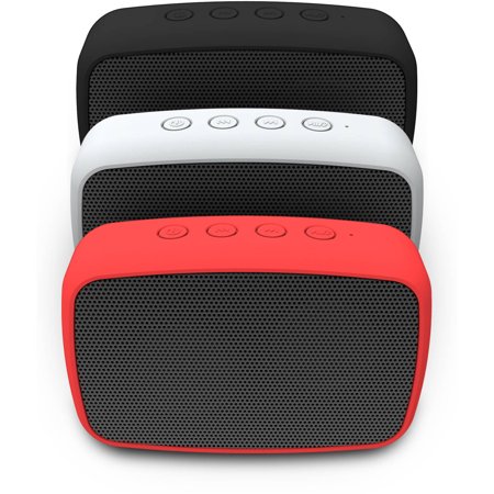 RuggedLife Water-Resistant Bluetooth Speaker and Speakerphone, Black (ESQ206BL)