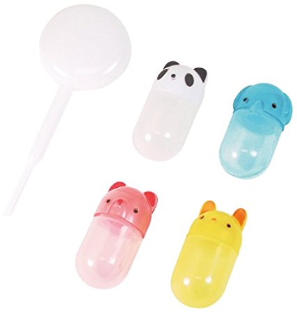 CuteZCute Bento Soy Sauce Case Container with Dropper, Animals