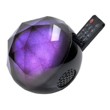 Ball Bluetooth Speaker  Kingstar Wireless Color Changing Misic Play Mobile Phone Remote Disco Party LED Colorful Rainbow Lighting Home Bedroom Bookshelf Hi-fi Mp3 Colorful Speakers Fm Radio TF