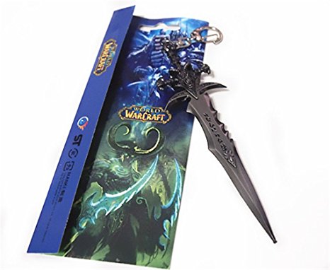 WOW World of Warcraft Lich King Arthas Frostmourne Keychain