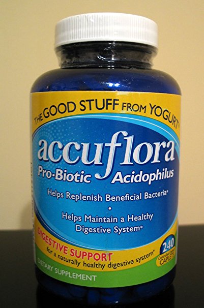 Accuflora- Probiotic Acidophilus Dietary Supplement, 240 Caplets