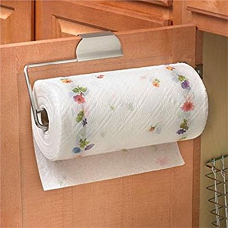 Spectrum Over The Drawer/Cabinet Paper Towel Holder, Brushed Nickel - #76771 - 2 Count