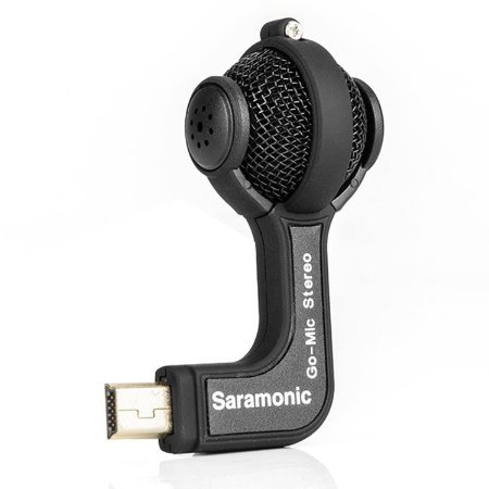 Saramonic Go-Mic Professional Mini Stereo Ball Microphone for Gopro Hero 4 3 3