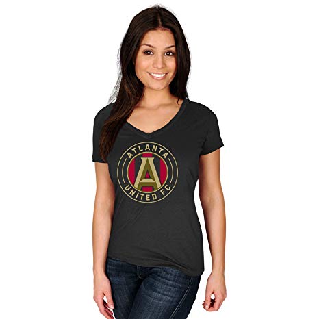 Atlanta United FC MLS Women's Team Logo T-Shirt Black