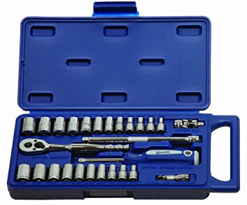 Williams 50661 1/4-Inch Drive Socket and Drive Tool Set, 27-Piece