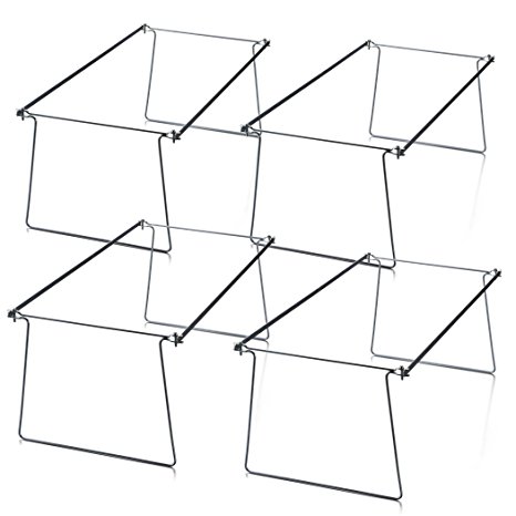 OfficemateOIC Hanging File Frames, Letter Size, Steel, Pack of Four (91995)