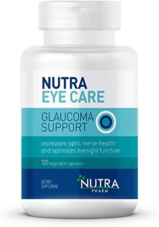 Eye Pressure Vitamin Supplement, 120 Vegetable Capsules by NUTRA PHARM