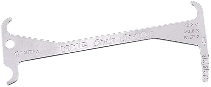 KMC Unisex's Easy Chain Checker Tool, Silver, Universal