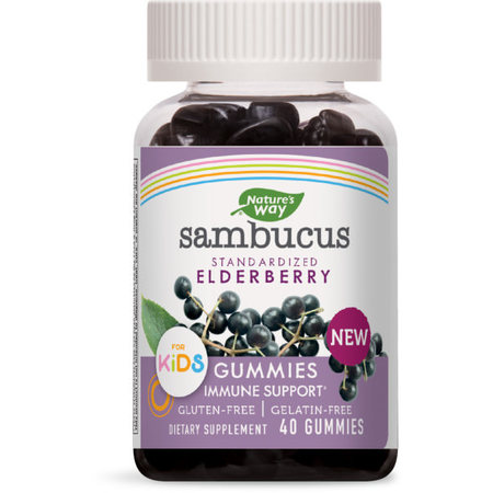 Sambucus Elderberry Gummy Vitamins for Kids, Multivitamin Gummies, 40 Ct