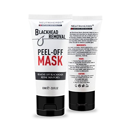 Blackhead Remover Mask & Black Face Mask-Deep Cleansing Purifying Face Peel Off Mask 60ml