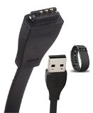 Fitian USB Charging Charger Cable for Fitbit ForceFitbit Charge Activity Trackerblack