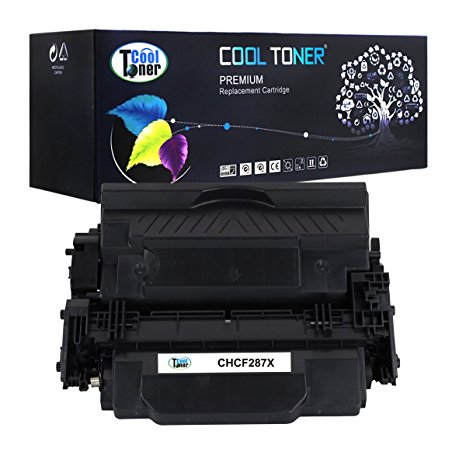 Cool Toner Compatible Toner Cartridge Replacement for HP 87X CF287X ( High Yields 18,000 Pages, Black , 1-Pack )