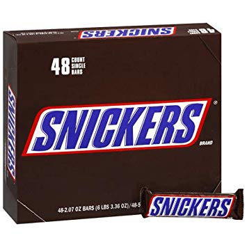 Snickers Candy Bars (Pack of 48)