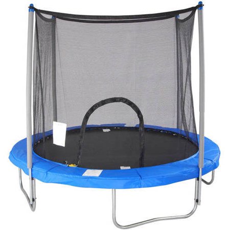 Airzone 8-Foot Trampoline, with Safety Enclosure, Blue