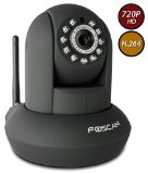 Foscam FI9821W Indoor PanTilt H264 720p Wireless IP Camera 14 Color CMOS Sensor F 28mm F24 IR Lens IEEE 80211bgn Wireless Connectivity Black Discontinued by Manufacturer