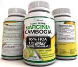 85 HCA High Potency Pure Garcinia Cambogia Extract 3000mgDay No Added Calcium Max Dose and Highest Potency Ever Available - 90 Count Fast Dissolving Tablets TV Dr Recommended Premium All Natural Appetite Suppressant and Best Weight Loss Supplement Formula Plus Weight Loss E-Book