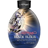 Ed Hardy Black Elixir Silicone Bronzer Tattoo Fade Protection Tanning Lotion 135 oz