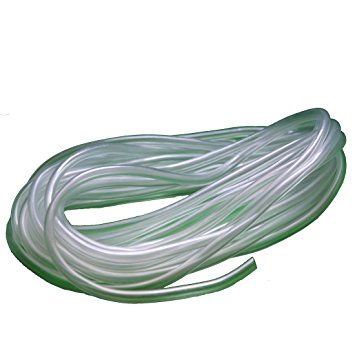Professional Durable Clear Flexible Airline Tubing for Aquariums, Terrariums, and Hydroponics - 25 Feet Long - Sold By Pidaz