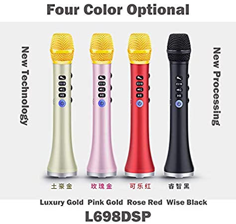 Proolin L698DSP Karaoke bluetooth Wireless Microphone KTV with 20Watts loud Speaker