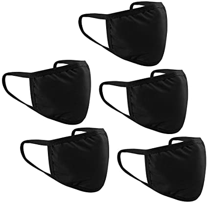 5 Pack Fashion Washable Reusable Face Shields