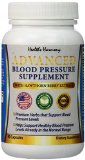 Best Blood Pressure Support Supplement - Premium Natural Herbs and Vitamins - Including High Dosage of Hawthorn Berry Extract - Large 90 Capsule Supply