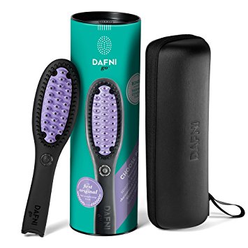 DAFNI go Hair Straightening Ceramic Brush (Purple)