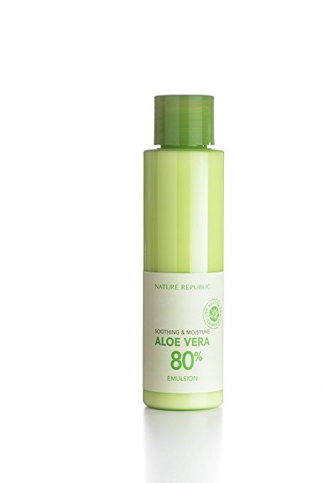 Nature Republic Soothing & Moisture Aloe Vera 80% Emulsion, 160 Gram