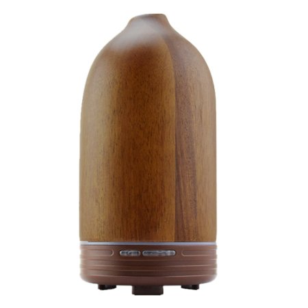 Aromatherapy Diffuser, Joly Joy® Wood Essential Oil Diffuser 100ml Aroma Humidifier Ultrasonic Cool Mist for Home Office SPA Bedroom