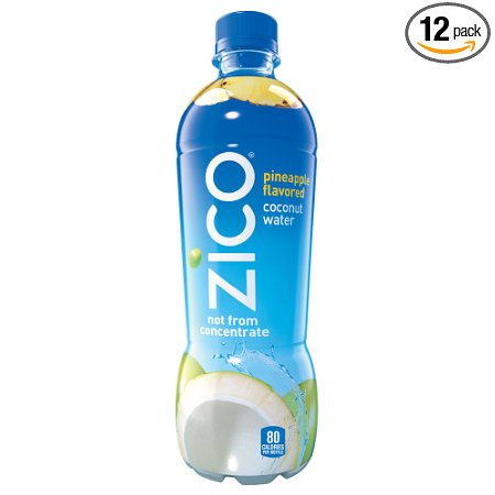 Zico Coconut Water, Pineapple, 16.9 Ounce (Pack of 12)